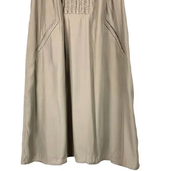 Union of Angels Taupe Sleeveless Gia Dress Size L - Picture 6 of 6